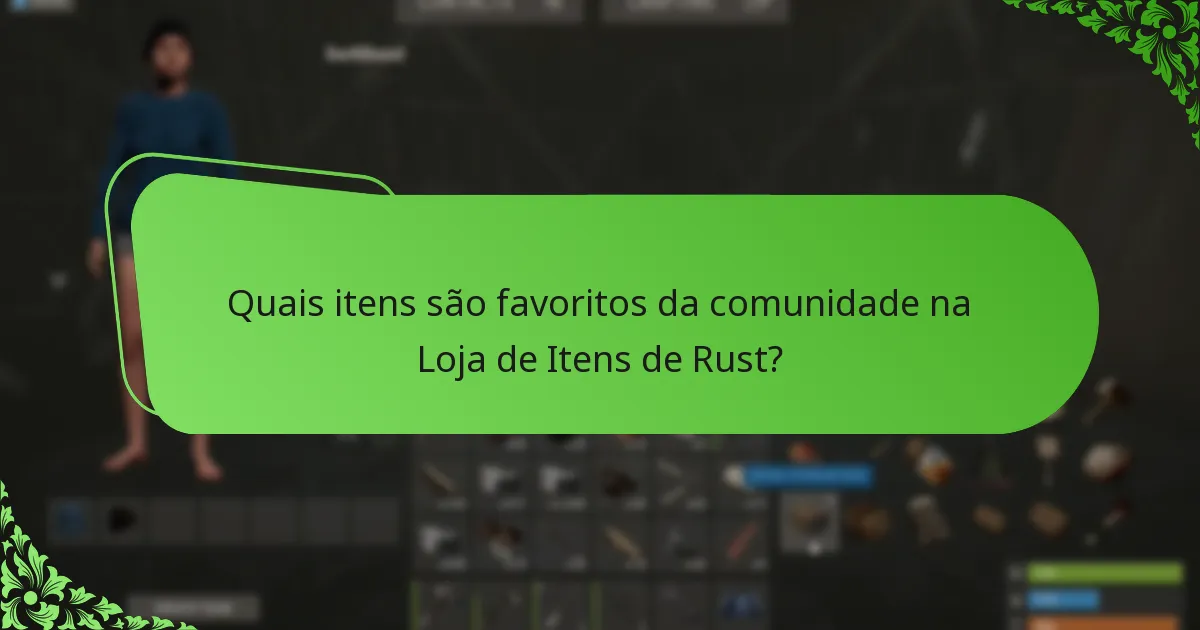Quais são as ofertas por tempo limitado na Loja de Itens de Rust?