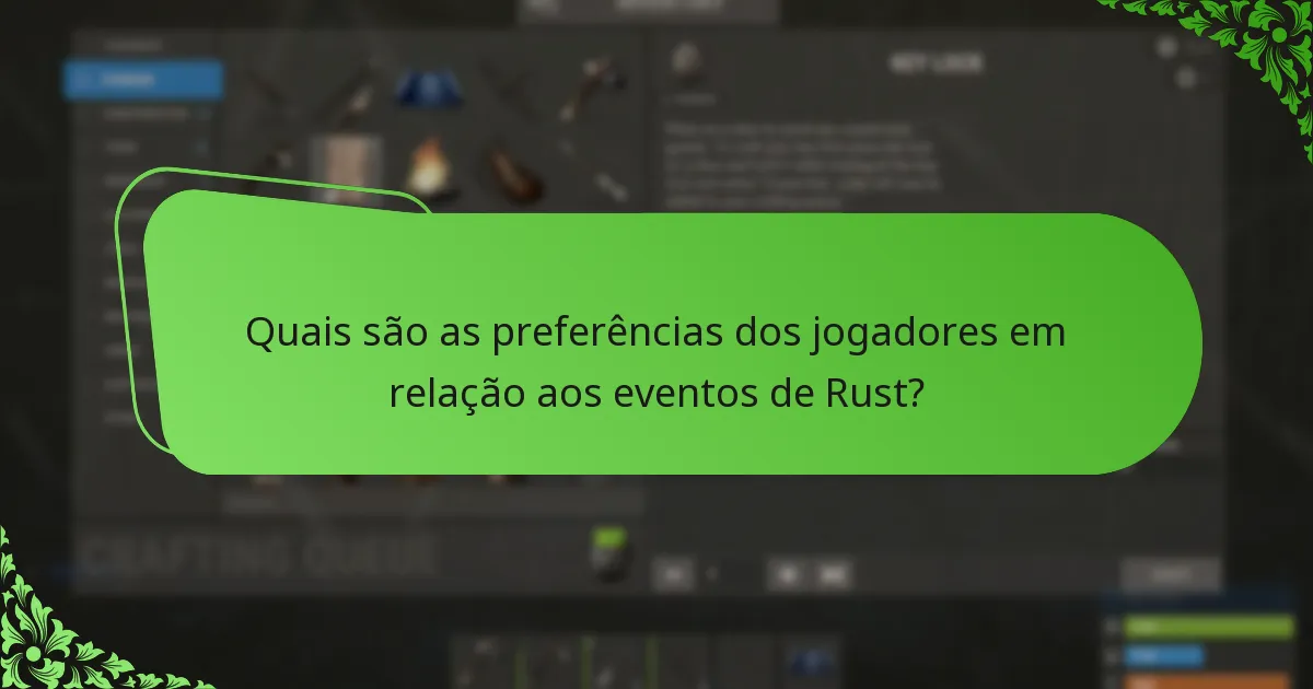 Como os jogadores podem maximizar sua experiência durante os eventos de Rust?