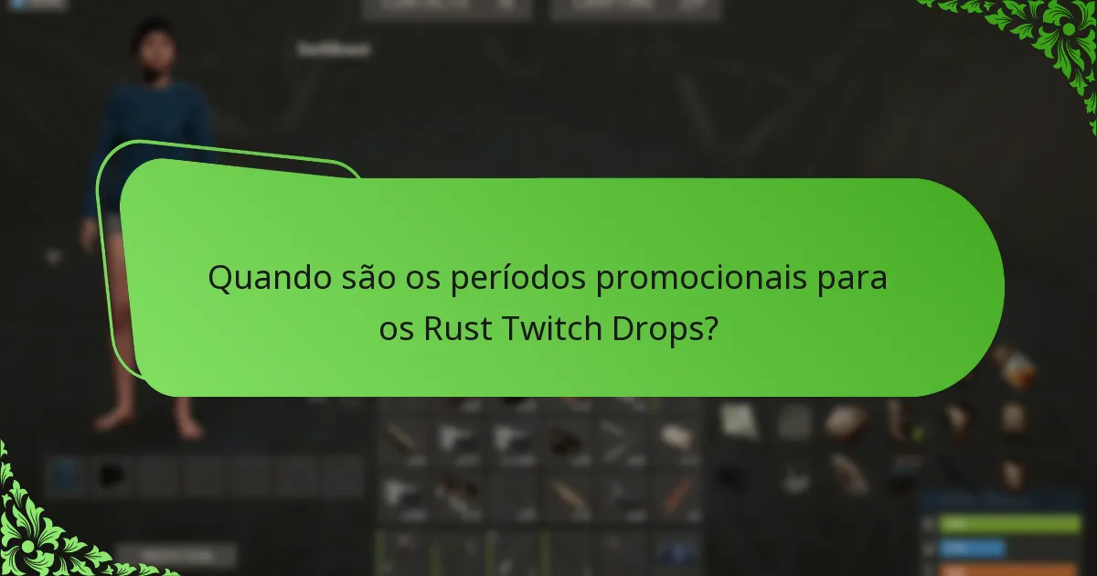 Como os Rust Twitch Drops se comparam a outros itens dentro do jogo?